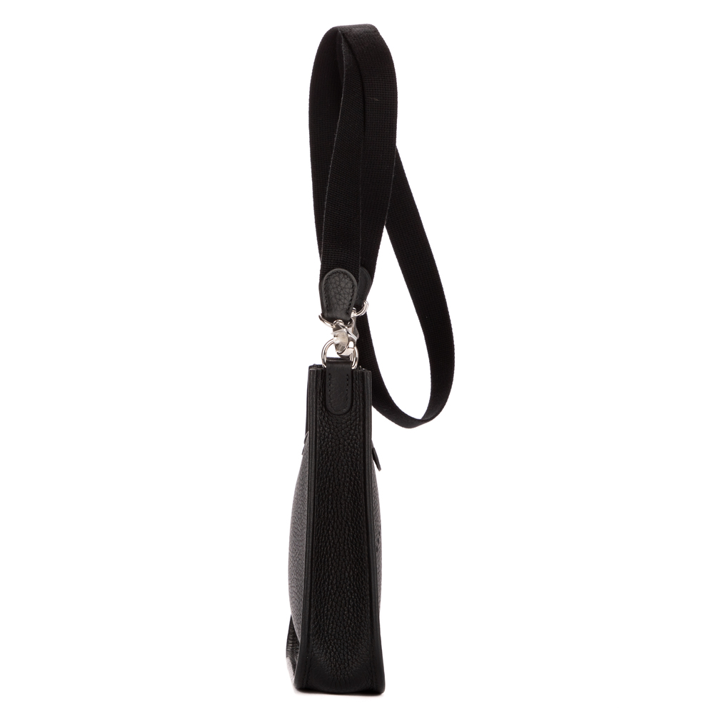 Hermes Evelyne 16 in Noir Taurillon Clemence Leather - Picture 5 of 8